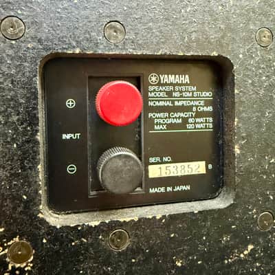 Yamaha NS-10M Studio monitors c 1980 - Oreo original vintage MIJ Japan 120 watt horizontal image 6