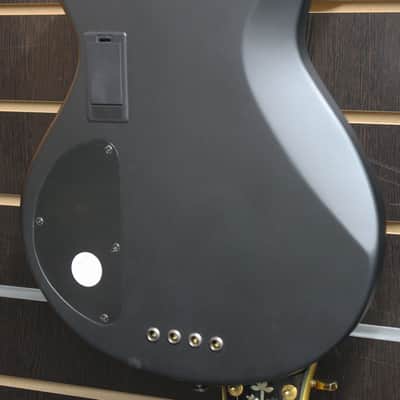 Cort EVL Z6B 2007 Korea Black Satin Evil Gothic Bass with EMG and Ebony Fingerboard Rare NOS image 6