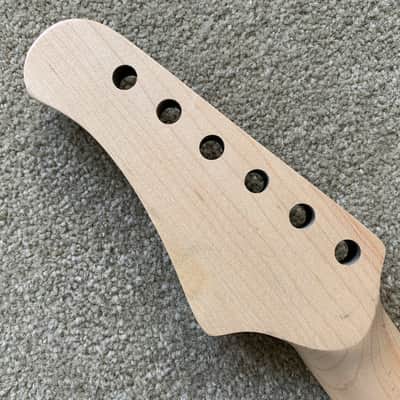 Black Stratocaster Strat Style Guitar Maple Neck, Rosewood 22 Frets Fingerboard image 2