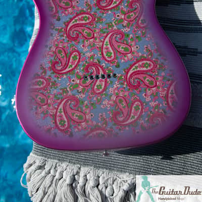 Fender Limited Edition Pink Paisley Telecaster with Maple Fretboard 2026 - Pink Paisley - Better Than New! w Pro Set Up image 6