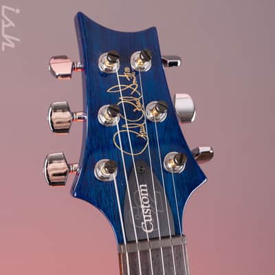 PRS S2 Custom 24 Electric Guitar Faded Gray Black Blue Burst image 5