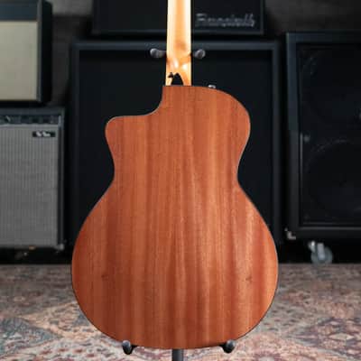 Taylor 114ce Grand Auditorium Acoustic/Electric Guitar - Sapele with Gig Bag image 8
