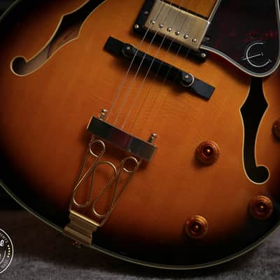 Epiphone Joe Pass Emperor II Sunburst Made in Korea image 3