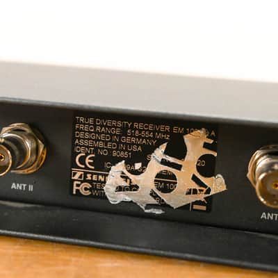 Sennheiser EM 100 G2 Receiver w/ SK 100 G3 Bodypack 518-554 MHz (NO PSU) CG01YS1 image 8