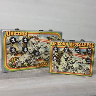 Sketchy Sounds Unicorn Apocalypse Fuzz/Distortion Guitar Pedal (Small Laser Beam Edition) image 5