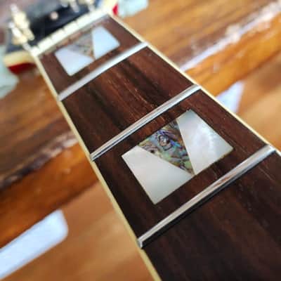 Jay Turser single-cut Les Paul  2010s - orange burst image 8