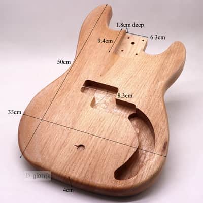 Okoume Wood Bass Guitar Body Guitar Barrel image 4