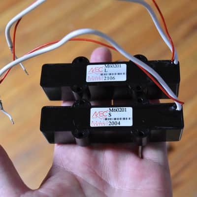 Warwick MEC Active J-style pickups & Complete wiring harnes, Bridge and neck pickup set, Jazz bass pickups image 3