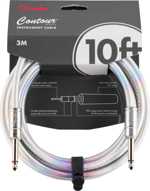 Fender Contour Galaxy Instrument Cable - 10' image 1