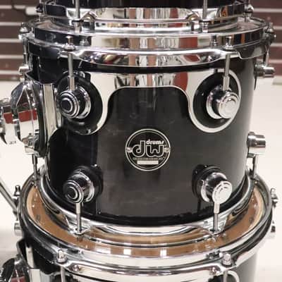 DW Performance Black Lacquer 5pc Drum Kit Set 22,16,12,10,8" image 21