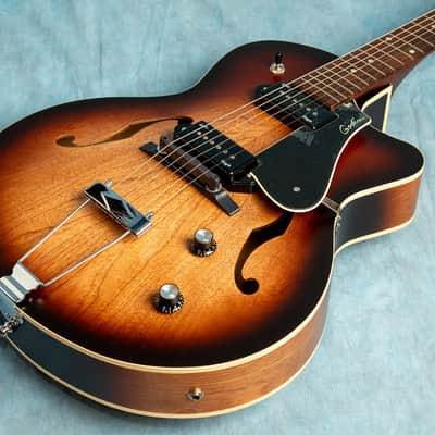 Godin 5th Avenue CW Kingpin II Vintage Burst SF Electric Guitar - No Bag/Case image 3