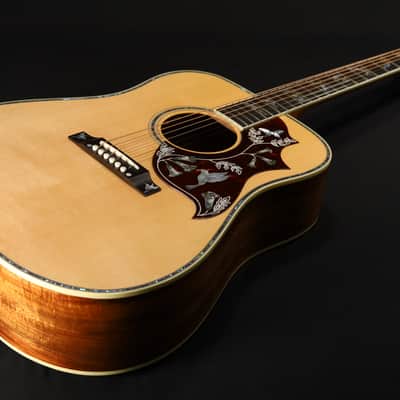 MINT Gibson Custom Shop Hummingbird Custom Koa Modern Collection Antique Natural - SSHCANGE 067 image 2