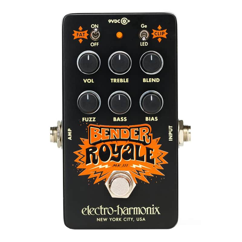 Electro-Harmonix Bender Royale Germanium Fuzz Pedal - Black - Open Box
