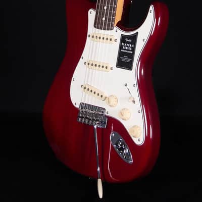 Fender Player II Stratocaster, Rosewood FB, Chambered Mahogany, Transparent Cherry Burst image 2