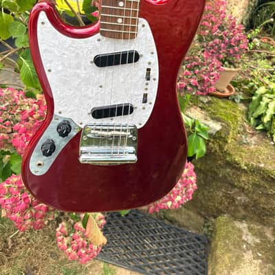 Fender Mustang Candy Apple Red MIJ *NEAR MINT* Lefty Left Handed image 1