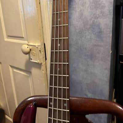 Dean Edge 5 string bass guitar - Purple image 7