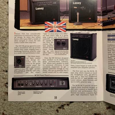 Vintage 1994 Laney Amplifier Catalog! image 2