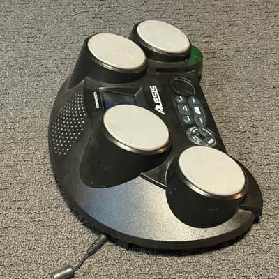 Alesis CompactKit 4 Tabletop Electronic Drum Pad Kit 2010s - Black image 2