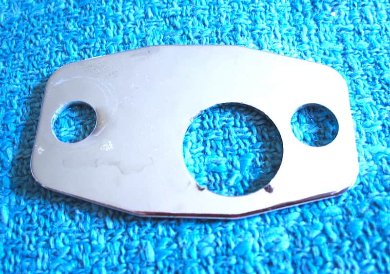 Ludwig Bass Drum Leg Spur Mounting Bracket Backing Plate - Vintage image 1
