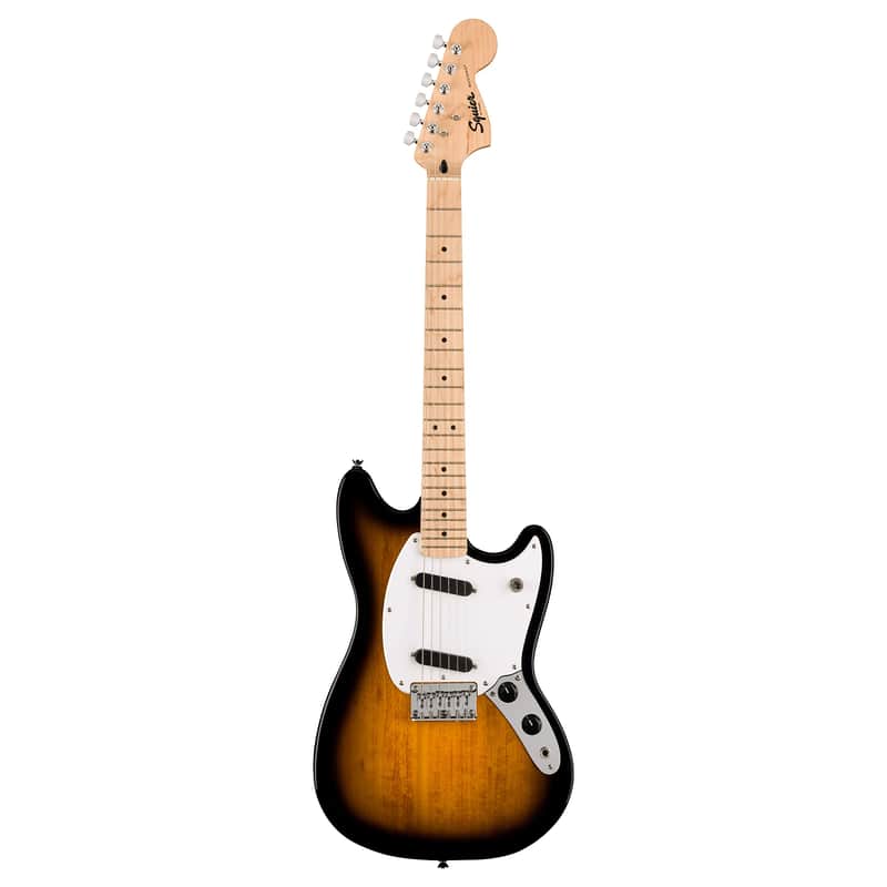 Squier Sonic™ Mustang® Amazon.com: Squire Sonic Mustang Electric Guitar, 2-Color Sunburst