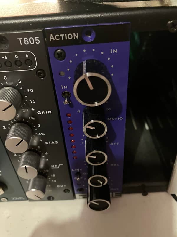 Purple Audio Action 500 Series FET Compressor Module 2010s - Purple image 1