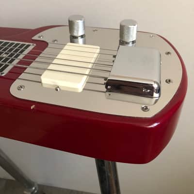 Rare Jedson Lap Steel - David Gilmour / Pink Floyd Specification with EMG Pickup - Dark Red image 5