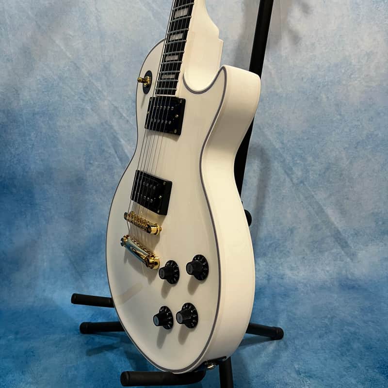 Edwards by ESP E-LPC 2022 White Les Paul Custom Made in Japan | Reverb