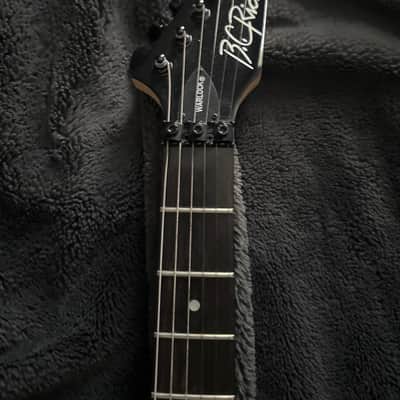 B.C. Rich Stranger Things “Eddie's” Inspired NJ Warlock 2022 - Black image 2