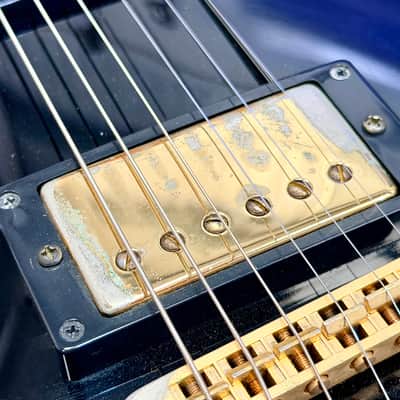 🔥2015🔥 Burny SRLC-55 Black Les Paul Custom~ Gold Hardware~ Japanese Import! image 5
