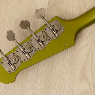 1966 Gibson Thunderbird IV Non-Reverse Vintage Bass, Inverness Green w/ Case image 5