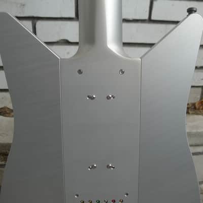 Obstructures 0.750 2016 clear solid aluminum guitar image 16