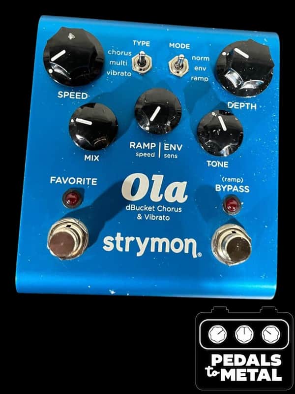 Strymon Ola dBucket Chorus and Vibrato 2010 - Present - Blue - X16312 image 1