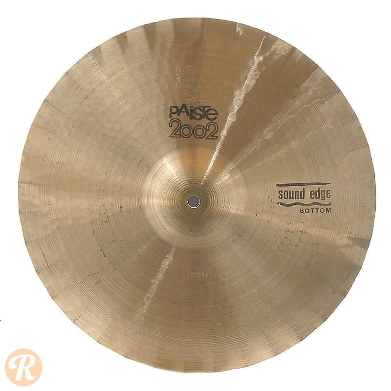 Paiste 14" 2002 "Black Label" Sound Edge Hi-Hat Cymbal (Bottom) 1971 - 1980 image 1