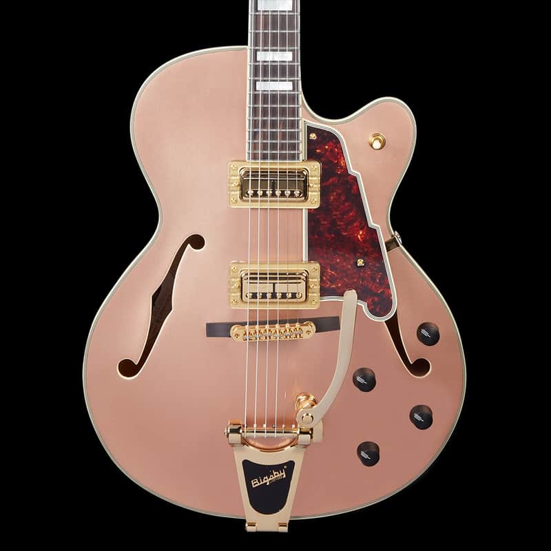D'Angelico Deluxe 175 Hollow Body Single Cutaway with Bigsby Vibrato image 5