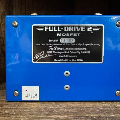 Fulltone Full-Drive 2 Mosfet 2007 - 2018 - Blue image 3