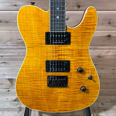 Fender Special Edition Custom Telecaster FMT HH Electric Guitar - Amber image 1