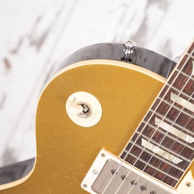 Gibson Murphy Lab '57 Historic R7 Les Paul Gold Top / Dark Back - Light Aging 2021 image 15