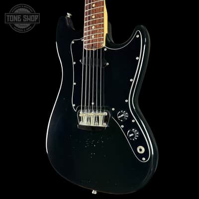 Vintage 1978 Fender Musicmaster Black w/case TSU24470 image 3