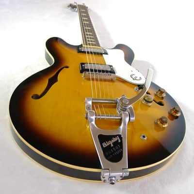 The Beach Boys Owned and Stage-Played MIJ Epiphone Riviera 6/VS Elite Sunburst Semi-Hollow Electric Guitar W/ Handwritten Bass Lines on a Grammy Ballot Invitation Letter image 18