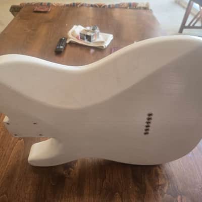 Warmoth Nitro Blonde Telecaster Body, Ash, Fully Loaded! 2020's - White Blonde image 6