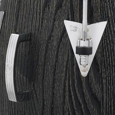 Latin Percussion LP1175SA Uptown Series 11.75" Sculpted Ash Conga - Ebony Stain image 4