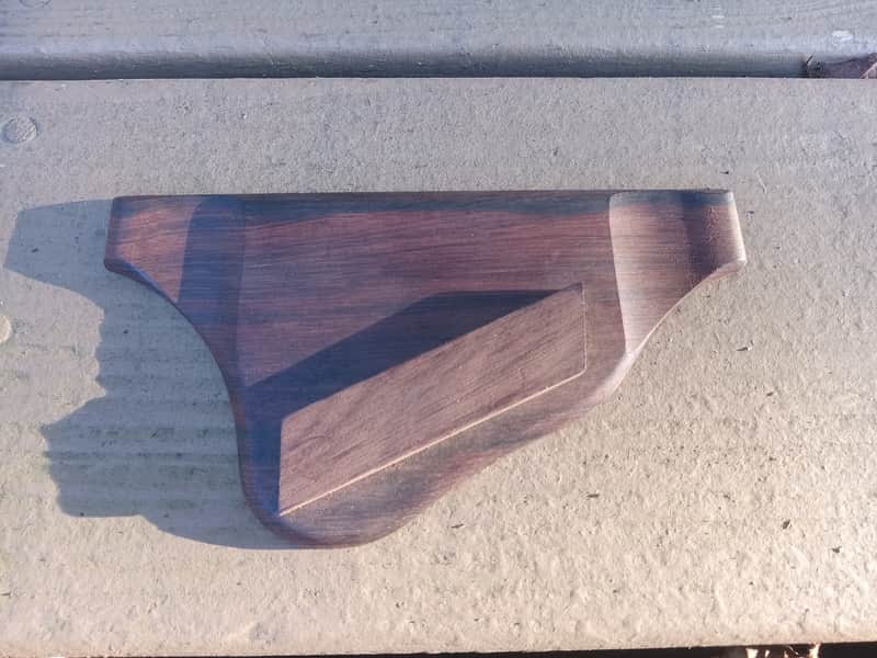 Vintage NOS 1960's Gretsch Rancher Acoustic Guitar Rosewood Bridge Base! Rare, Original Part! image 1