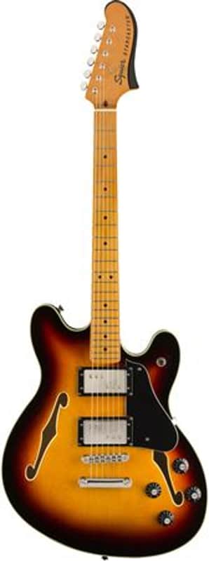 Squier Classic Vibe Starcaster Maple Neck 3 Color Sunburst image 1