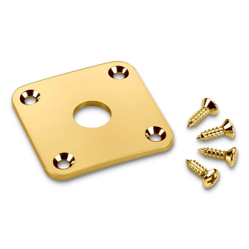 Schaller Metal Curved Jack Plate Gold 15190500 image 1