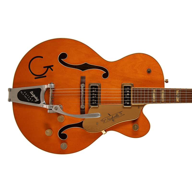 Gretsch (MIJ) Nashville G6120DSW Western Orange (Pre-Owned, 2005, VG+) #JT05010409 image 1