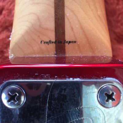 Fender Precision Duck Dunn Signature Bass 1998 Candy Apple Red image 12