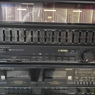 System Sharp 7700 Rare Vintage Set Cassette Deck+Tuner+CD+Amplifier+Sound Japan image 18