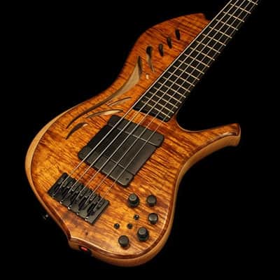Kenneth Lawrence Instruments Custom Chambered Brase II 5st/34 (Premium Koa Top) image 2