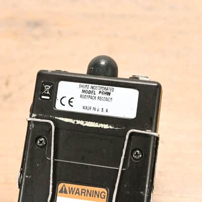 Shure P6HW Wired Bodypack Receiver CG011VN image 7