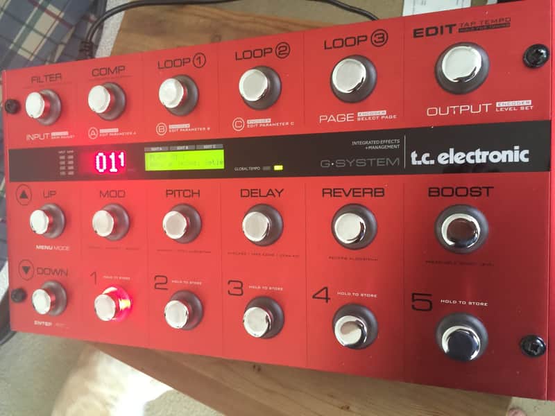 TC Electronic G System Limited Edition Red | Reverb